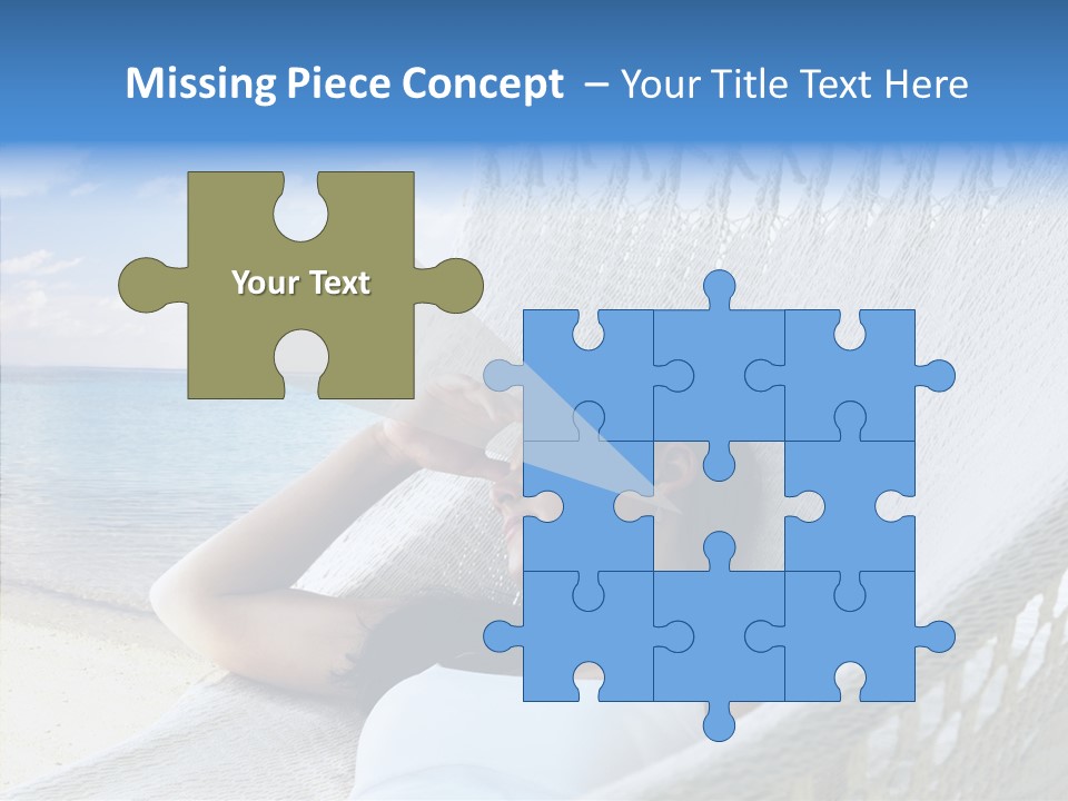 Sunshine Woman Clear PowerPoint Template