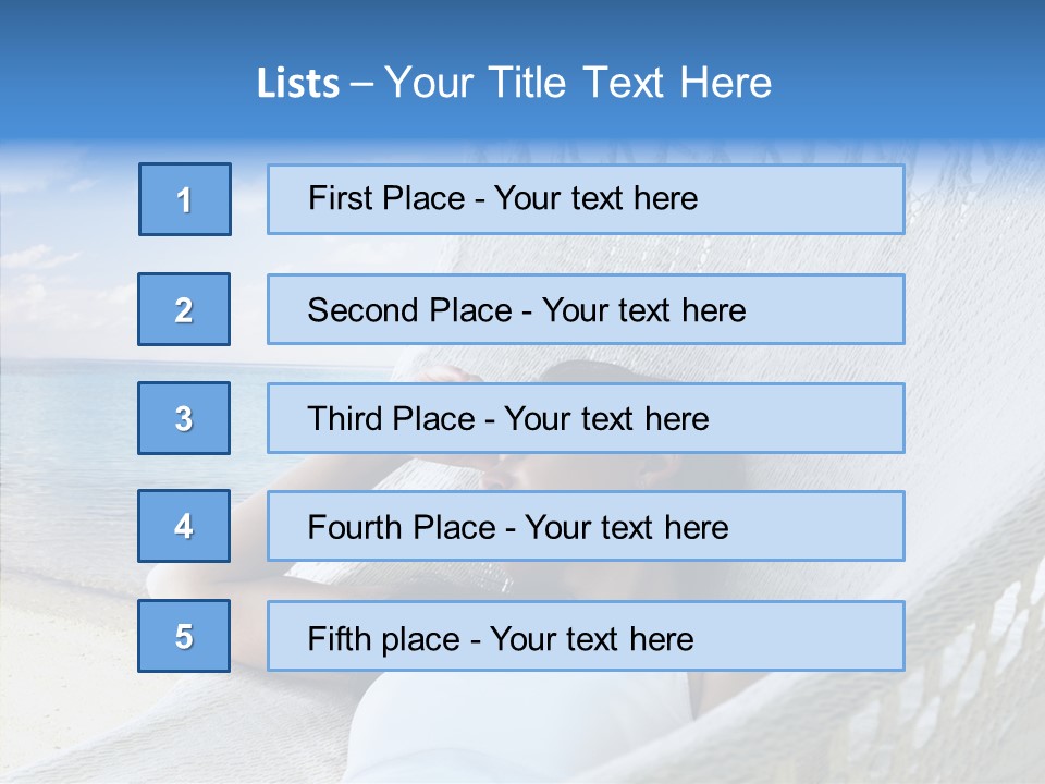 Sunshine Woman Clear PowerPoint Template