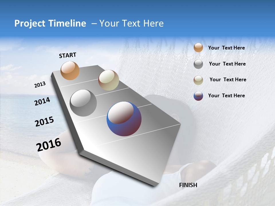 Sunshine Woman Clear PowerPoint Template