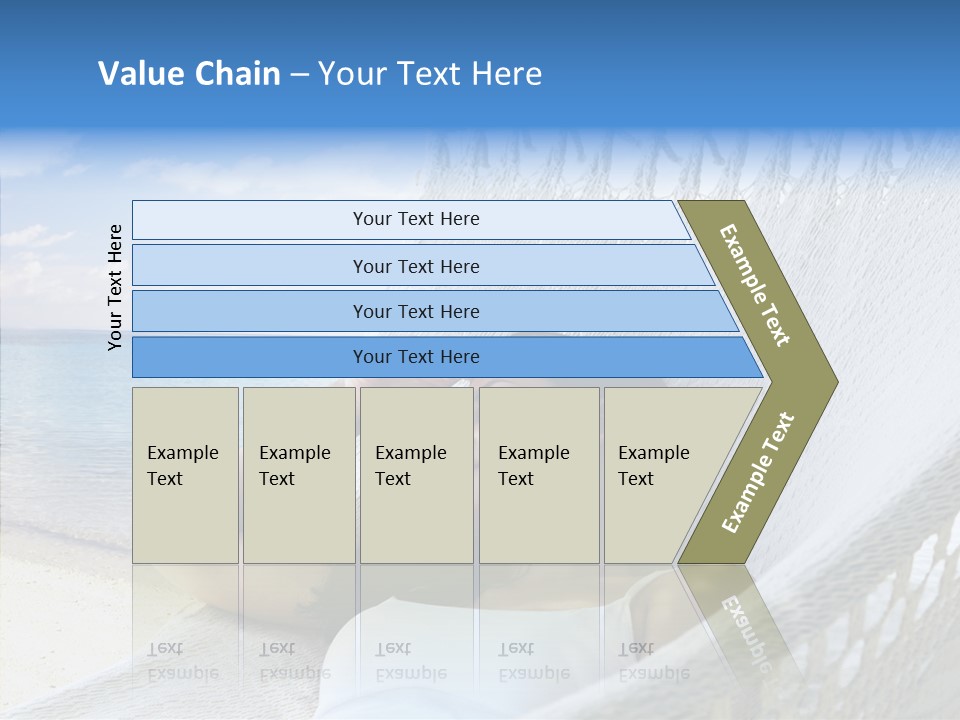 Sunshine Woman Clear PowerPoint Template