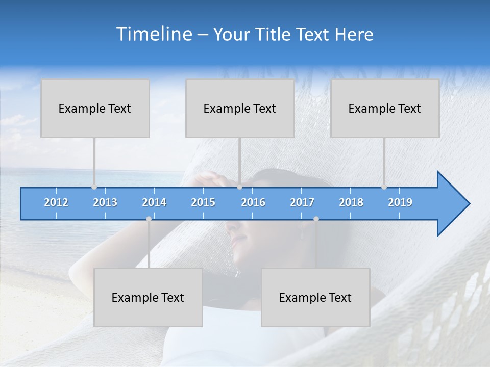 Sunshine Woman Clear PowerPoint Template