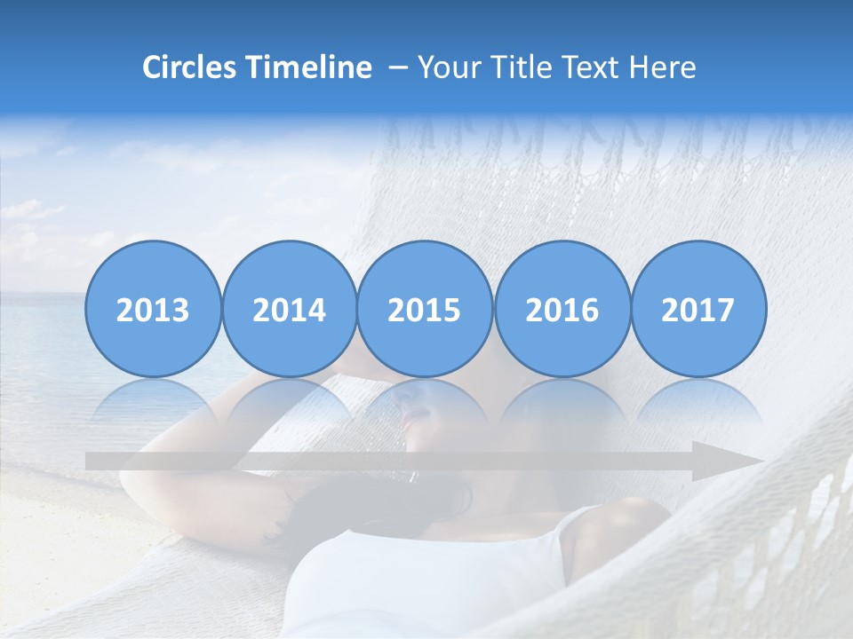 Sunshine Woman Clear PowerPoint Template