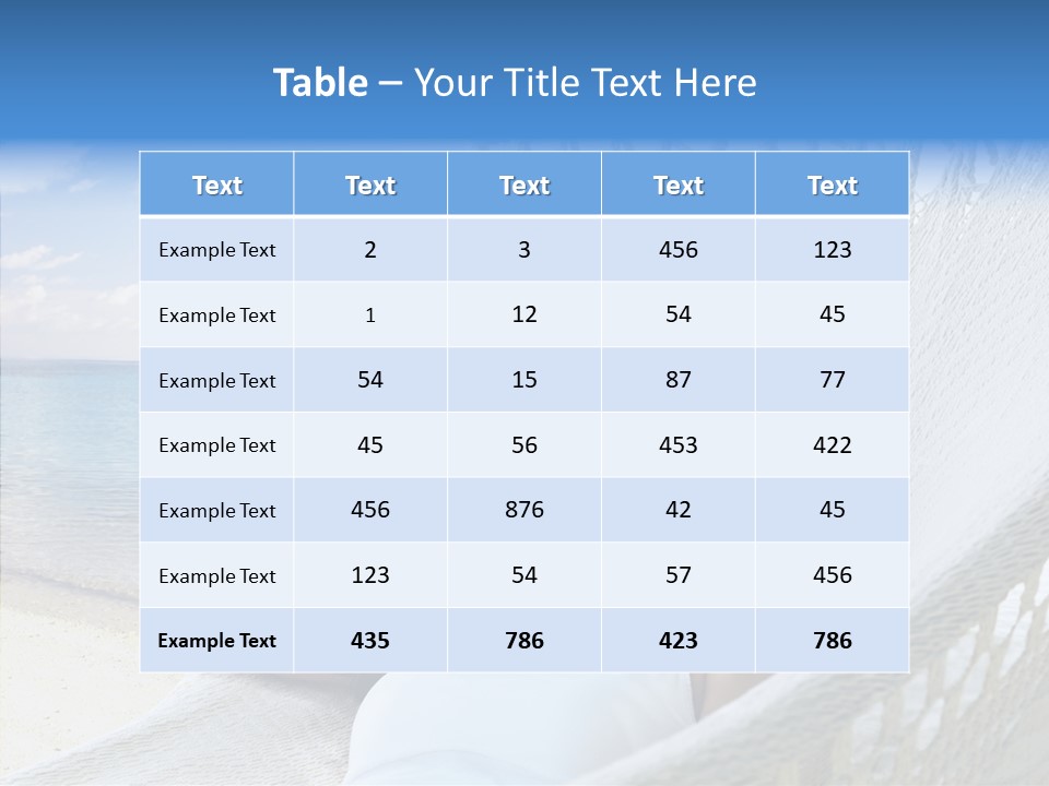 Sunshine Woman Clear PowerPoint Template