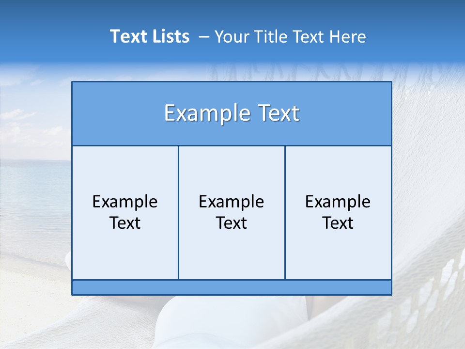 Sunshine Woman Clear PowerPoint Template