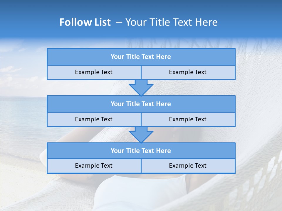 Sunshine Woman Clear PowerPoint Template