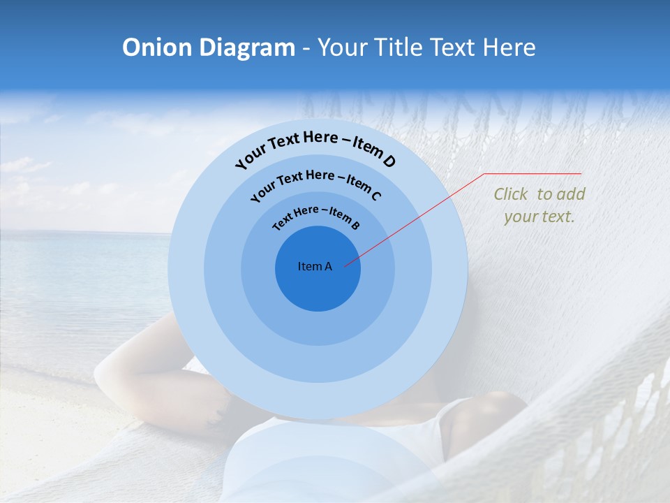 Sunshine Woman Clear PowerPoint Template