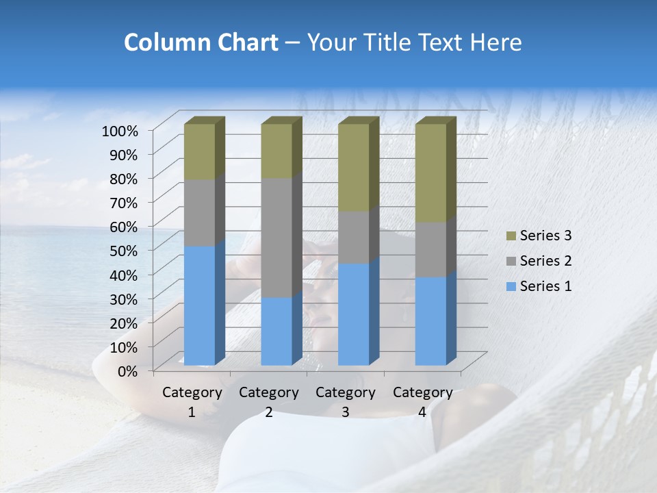 Sunshine Woman Clear PowerPoint Template