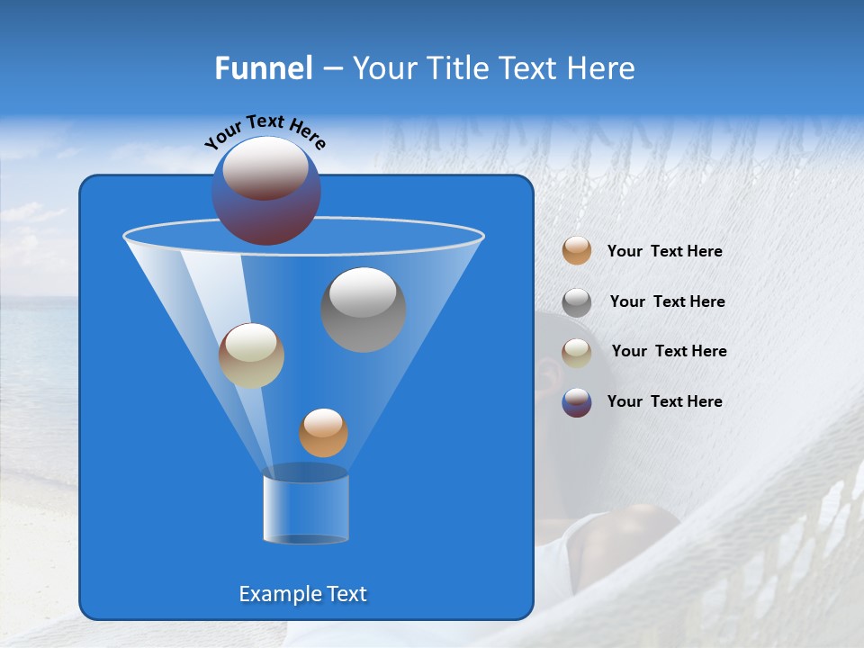 Sunshine Woman Clear PowerPoint Template