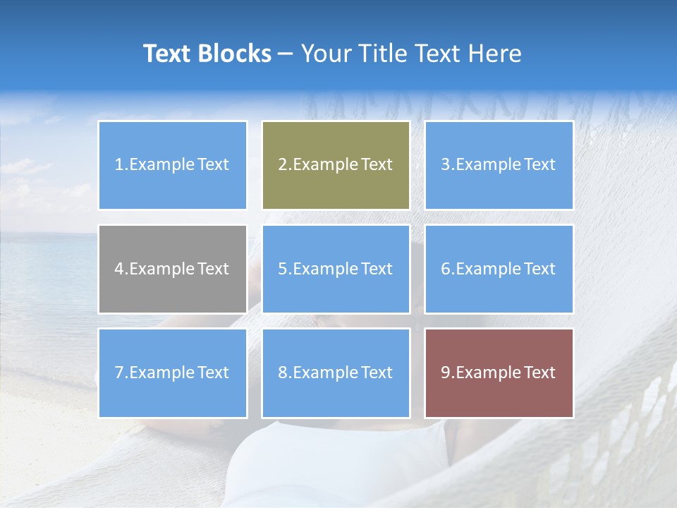 Sunshine Woman Clear PowerPoint Template