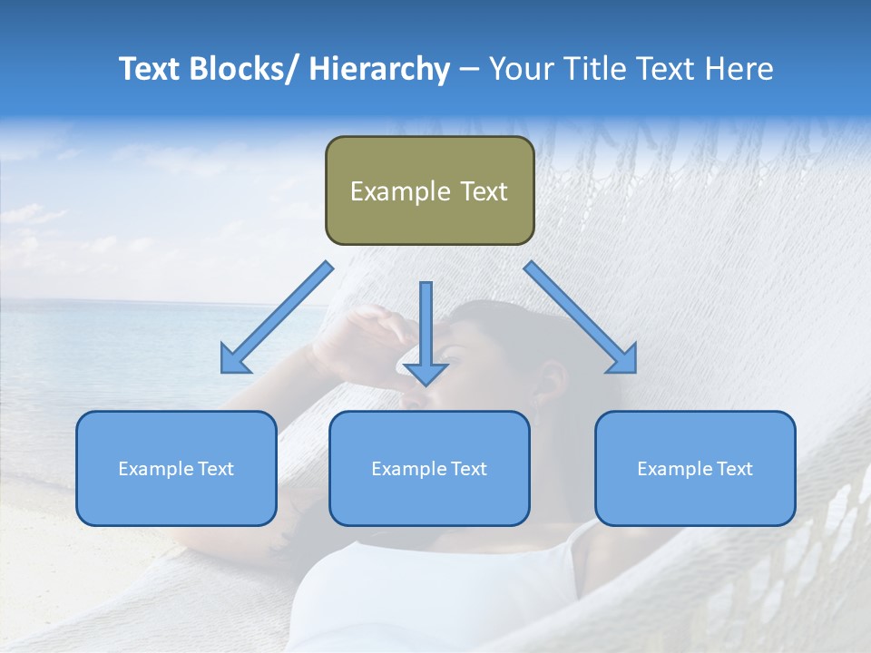Sunshine Woman Clear PowerPoint Template