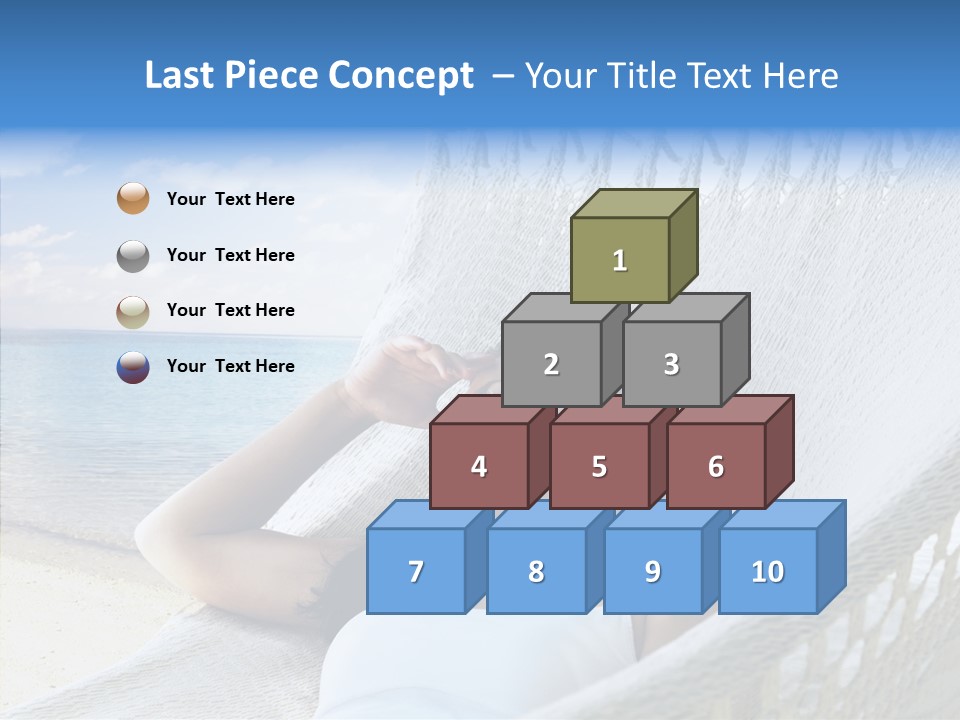 Sunshine Woman Clear PowerPoint Template