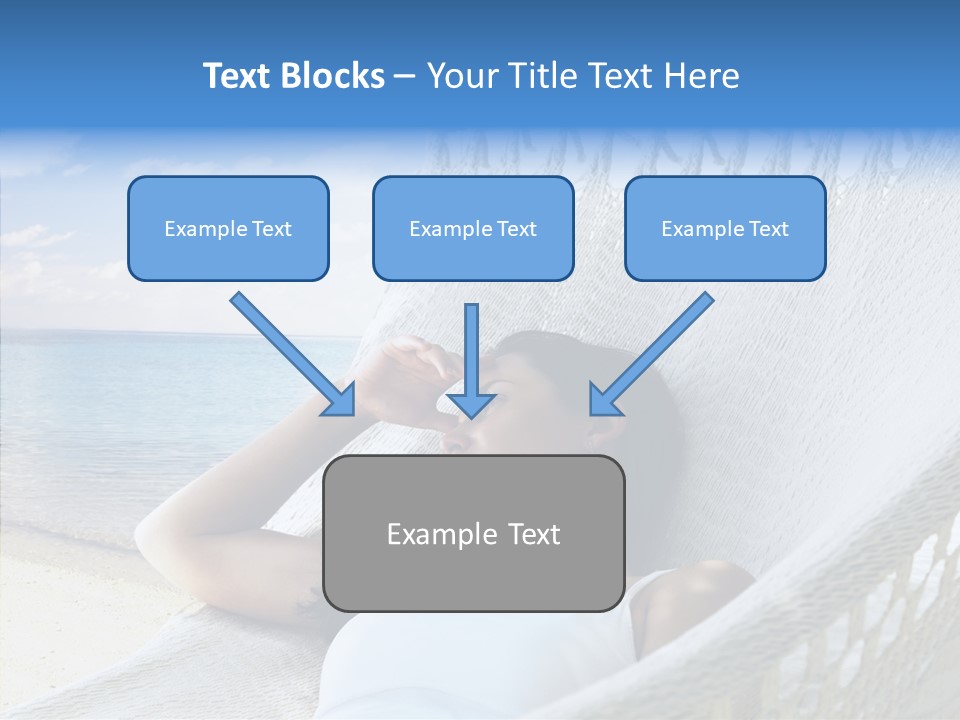 Sunshine Woman Clear PowerPoint Template