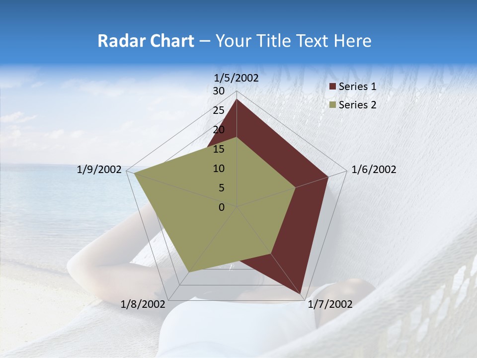 Sunshine Woman Clear PowerPoint Template