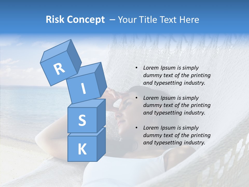 Sunshine Woman Clear PowerPoint Template