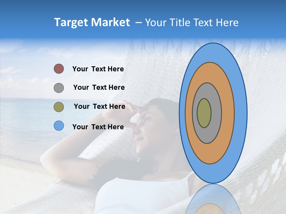 Sunshine Woman Clear PowerPoint Template