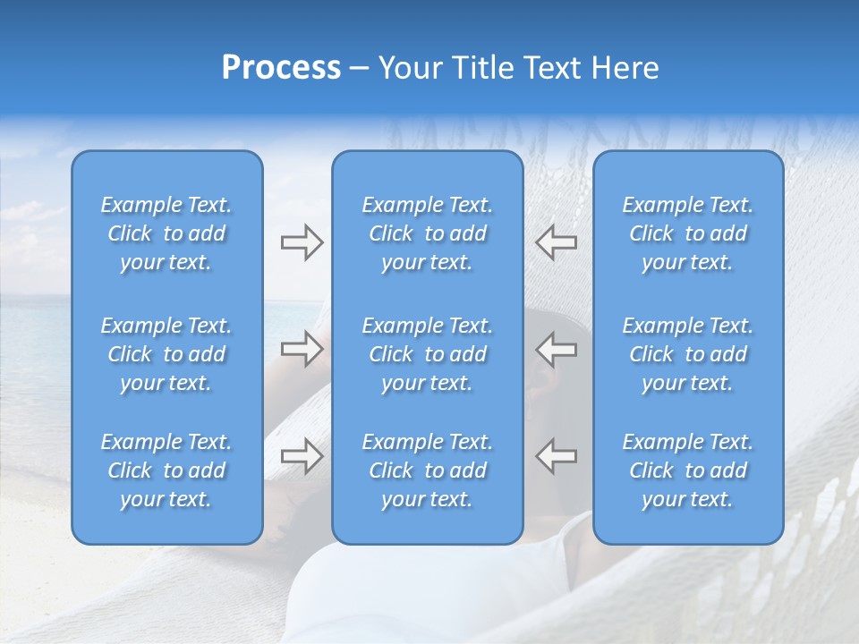 Sunshine Woman Clear PowerPoint Template
