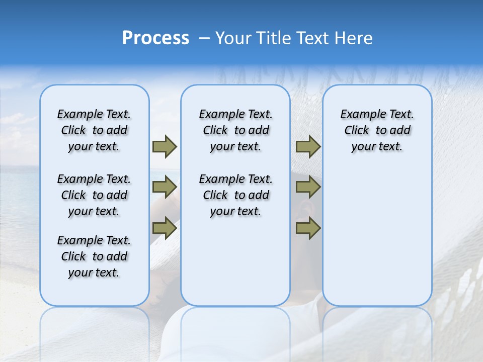 Sunshine Woman Clear PowerPoint Template