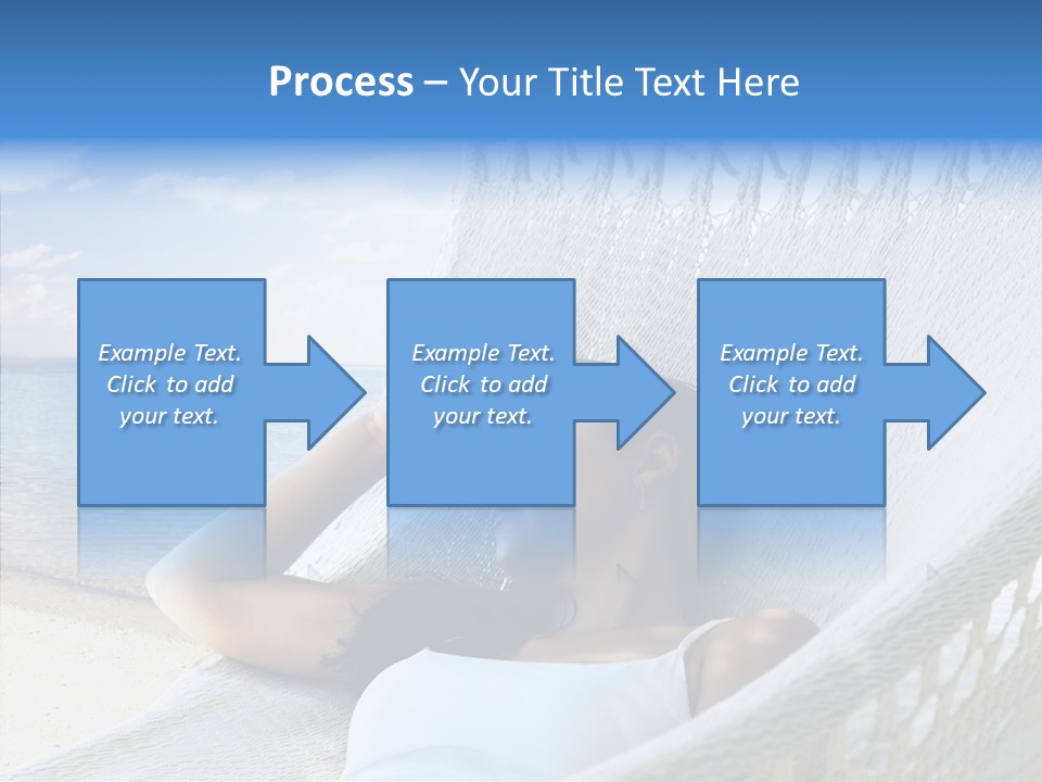 Sunshine Woman Clear PowerPoint Template