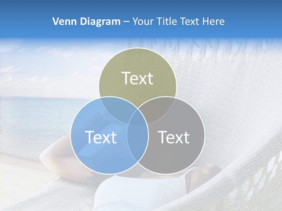 Sunshine Woman Clear PowerPoint Template