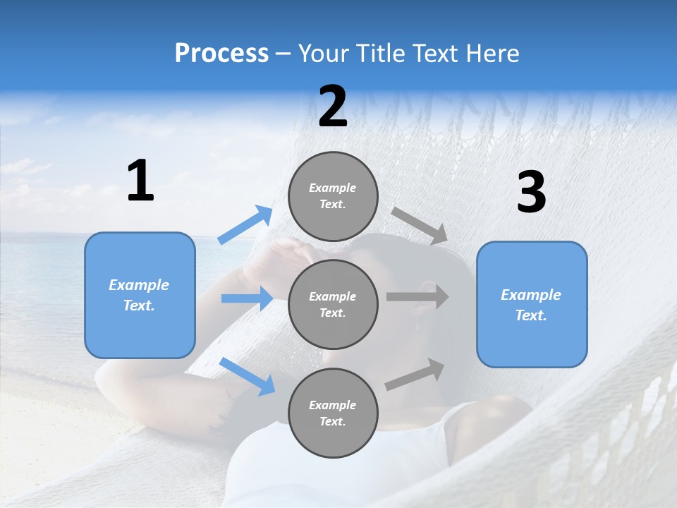 Sunshine Woman Clear PowerPoint Template
