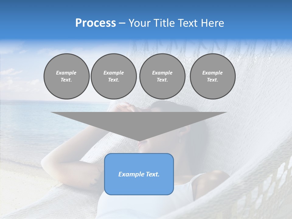 Sunshine Woman Clear PowerPoint Template