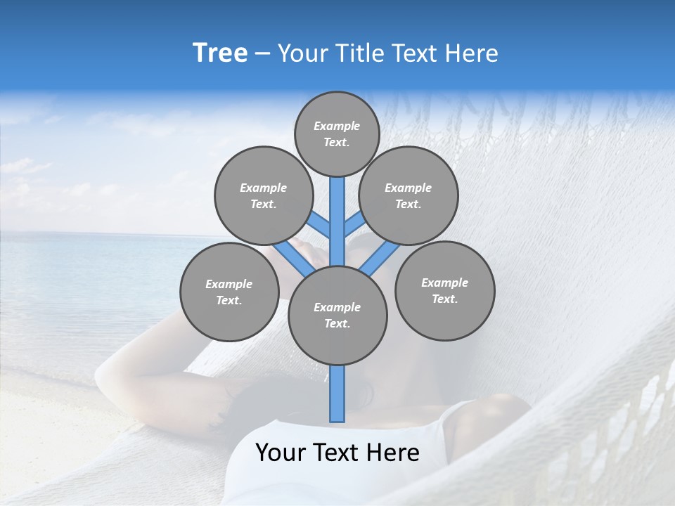 Sunshine Woman Clear PowerPoint Template