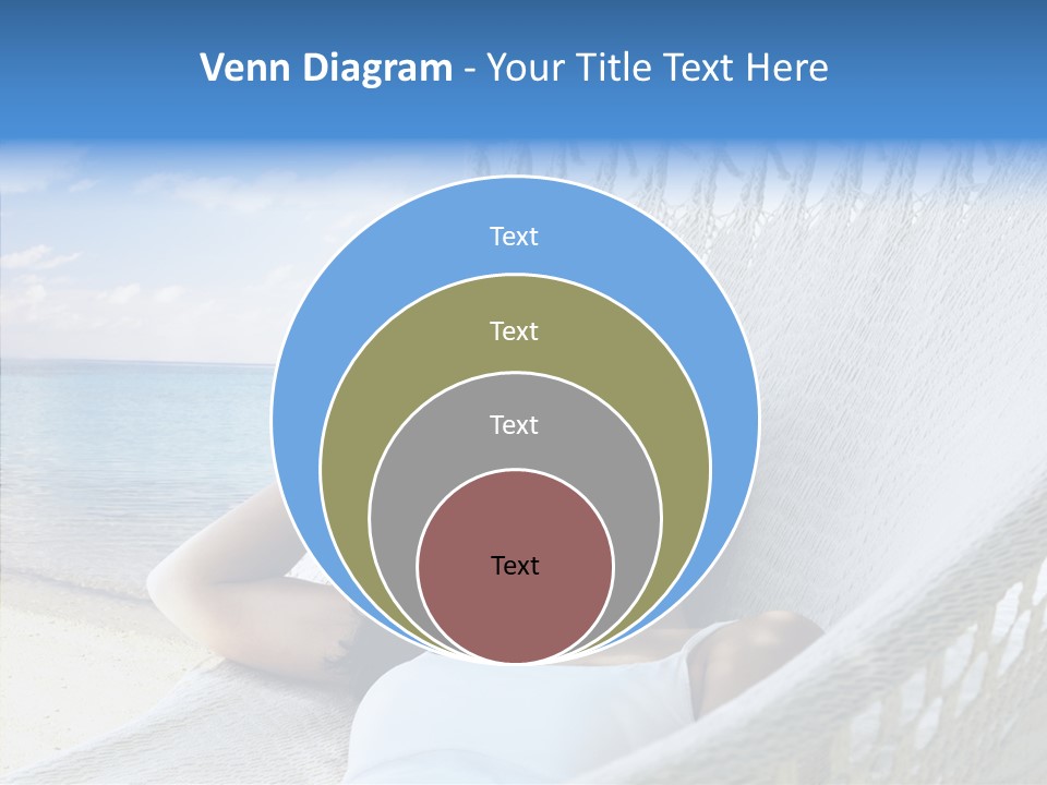 Sunshine Woman Clear PowerPoint Template