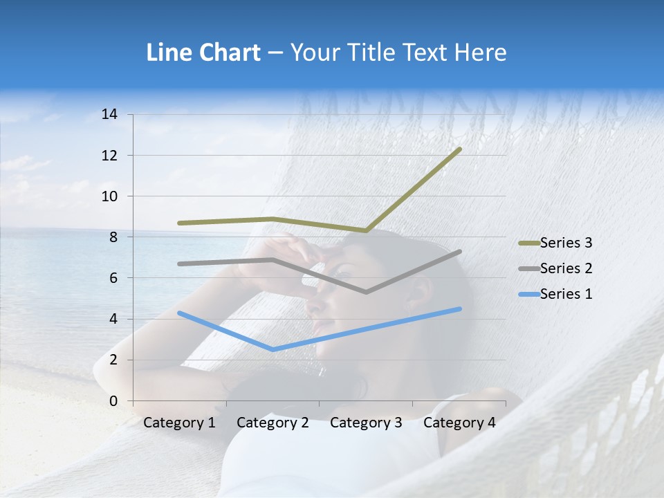 Sunshine Woman Clear PowerPoint Template