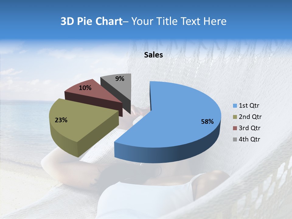 Sunshine Woman Clear PowerPoint Template