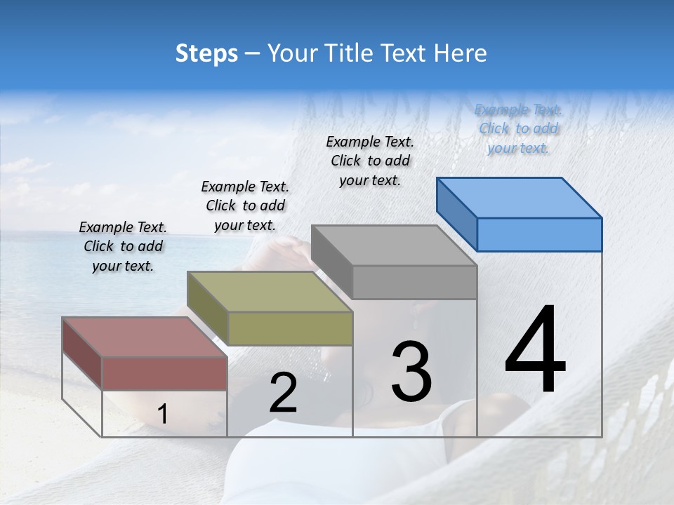Sunshine Woman Clear PowerPoint Template