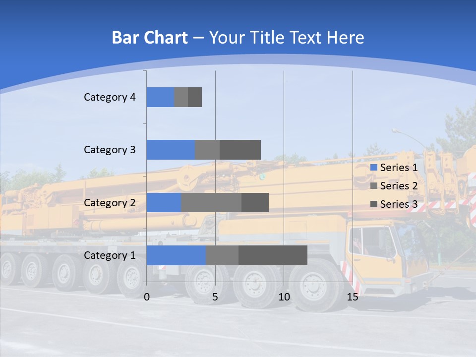 Truck Power Crane PowerPoint Template