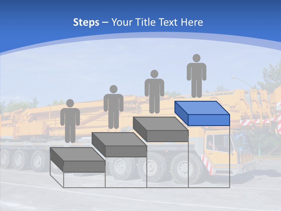 Truck Power Crane PowerPoint Template