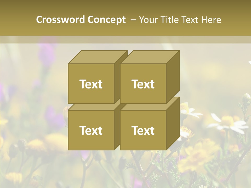Meadow Macro Growth PowerPoint Template