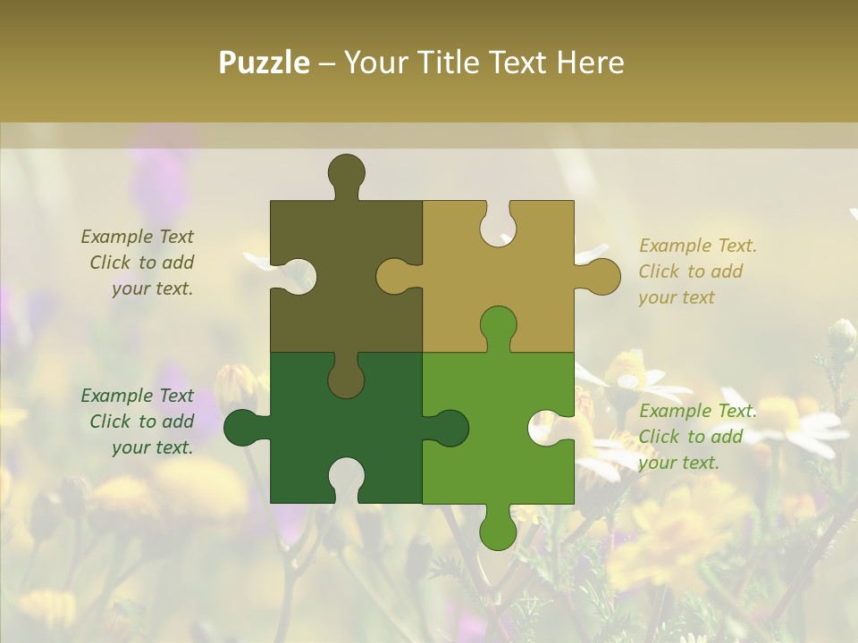 Meadow Macro Growth PowerPoint Template