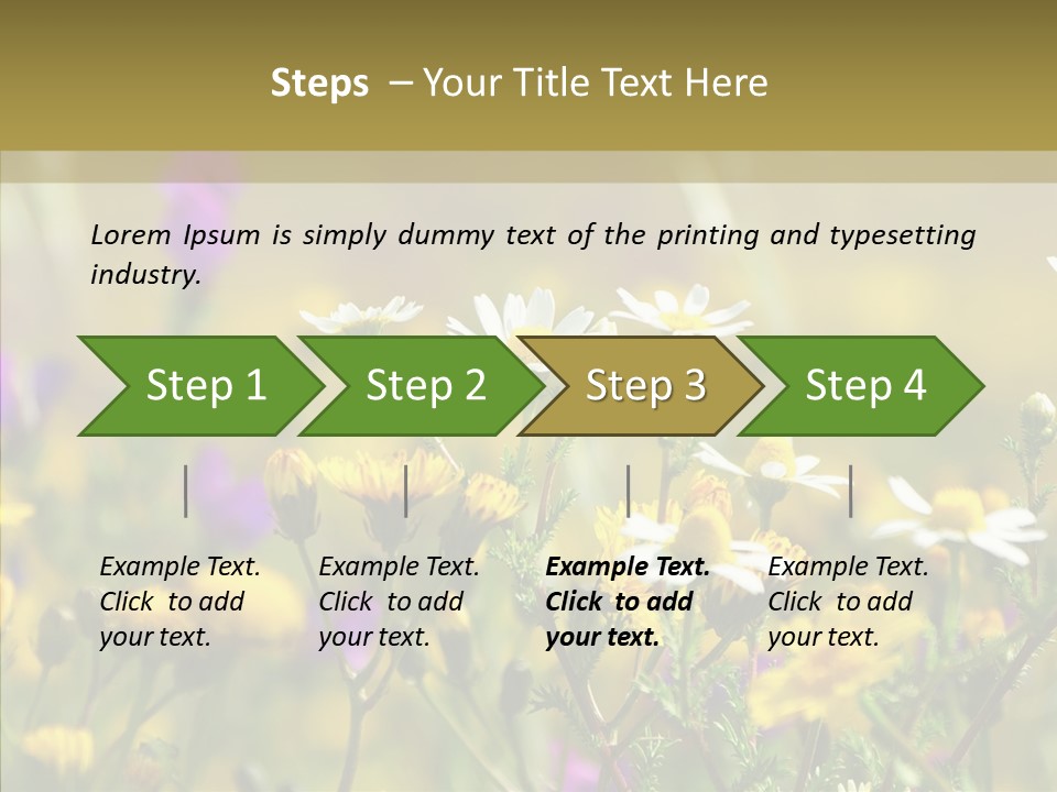 Meadow Macro Growth PowerPoint Template