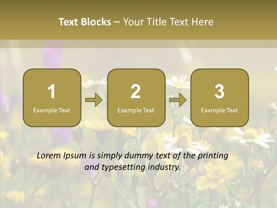 Meadow Macro Growth PowerPoint Template