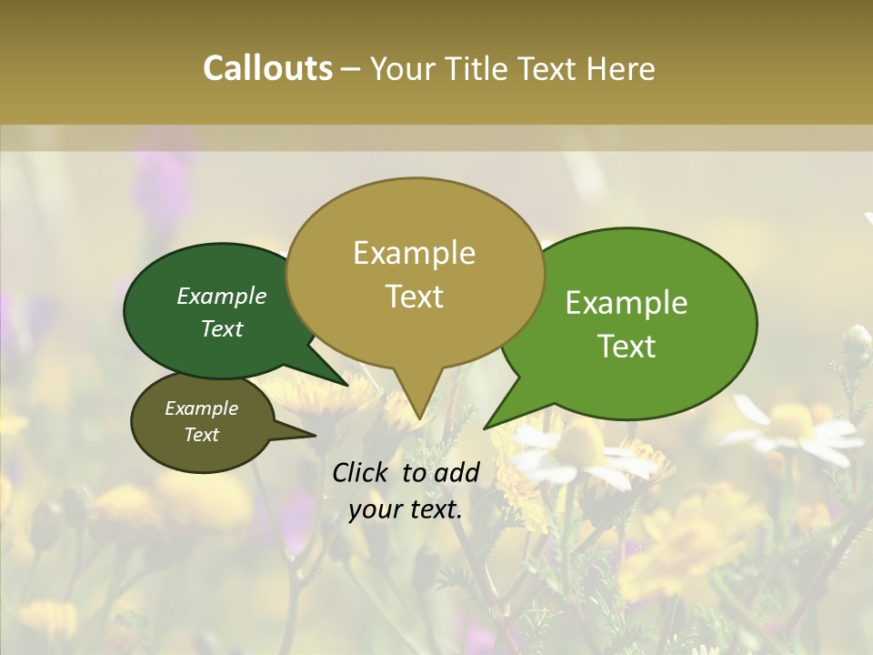 Meadow Macro Growth PowerPoint Template