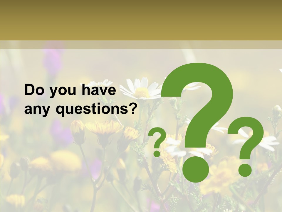 Meadow Macro Growth PowerPoint Template