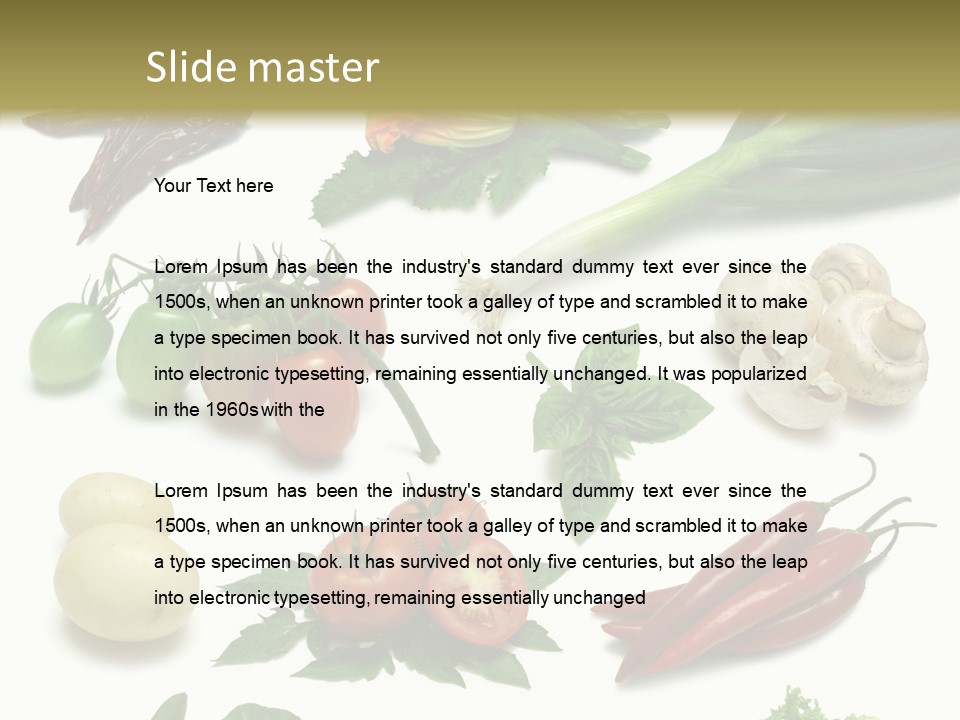 Sprig Work Path Button PowerPoint Template