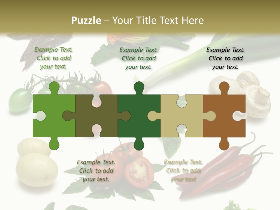 Sprig Work Path Button PowerPoint Template