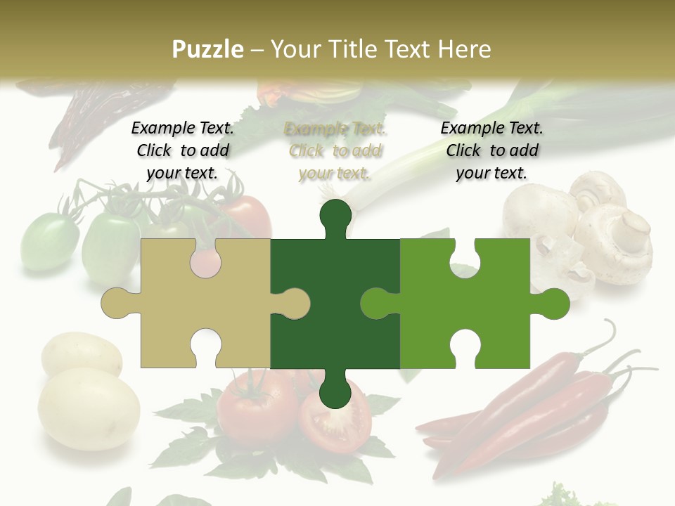 Sprig Work Path Button PowerPoint Template