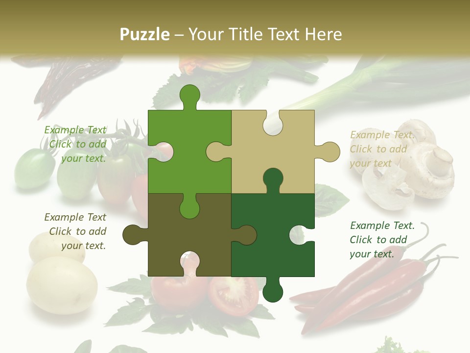 Sprig Work Path Button PowerPoint Template