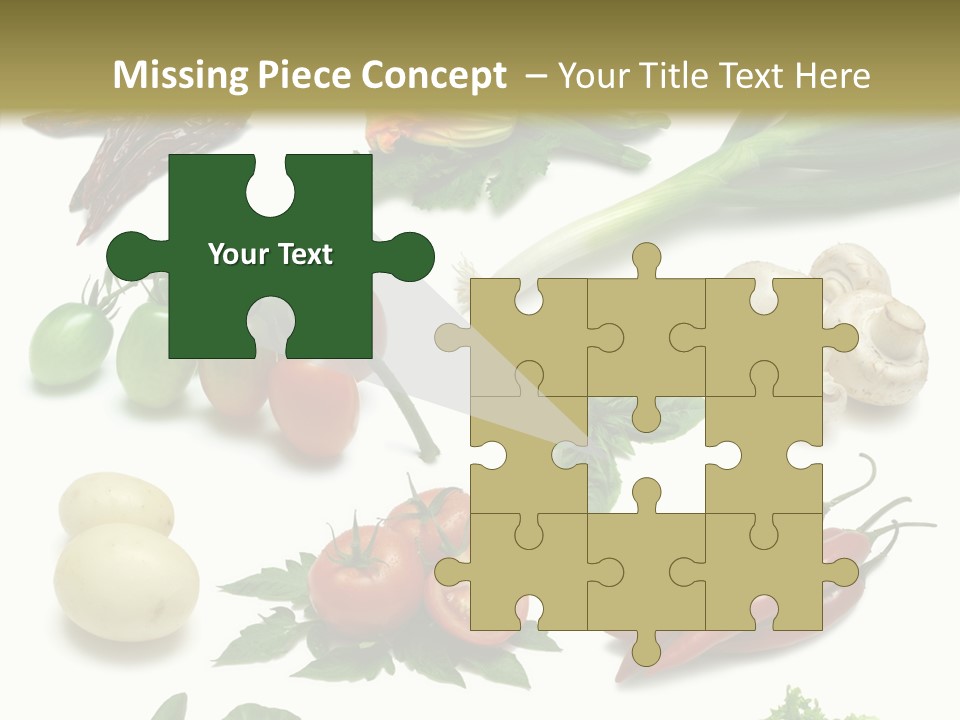 Sprig Work Path Button PowerPoint Template