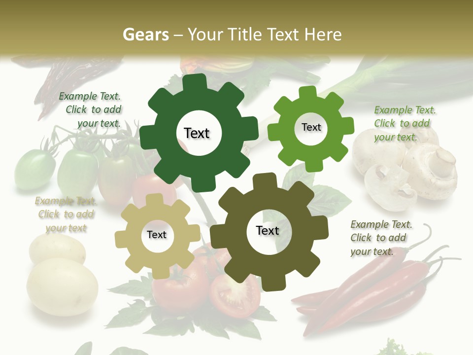 Sprig Work Path Button PowerPoint Template