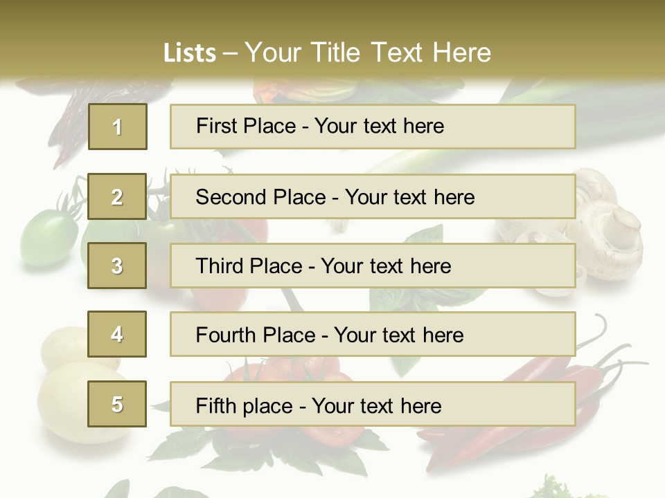 Sprig Work Path Button PowerPoint Template