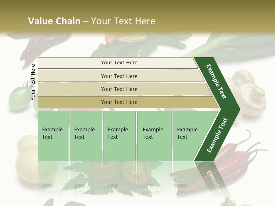 Sprig Work Path Button PowerPoint Template