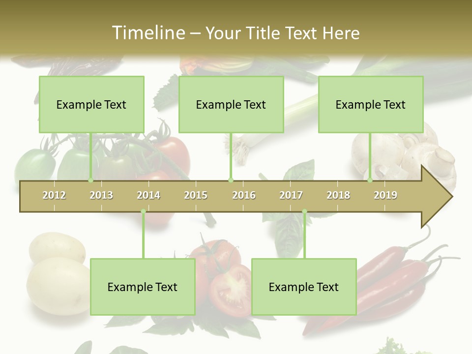 Sprig Work Path Button PowerPoint Template