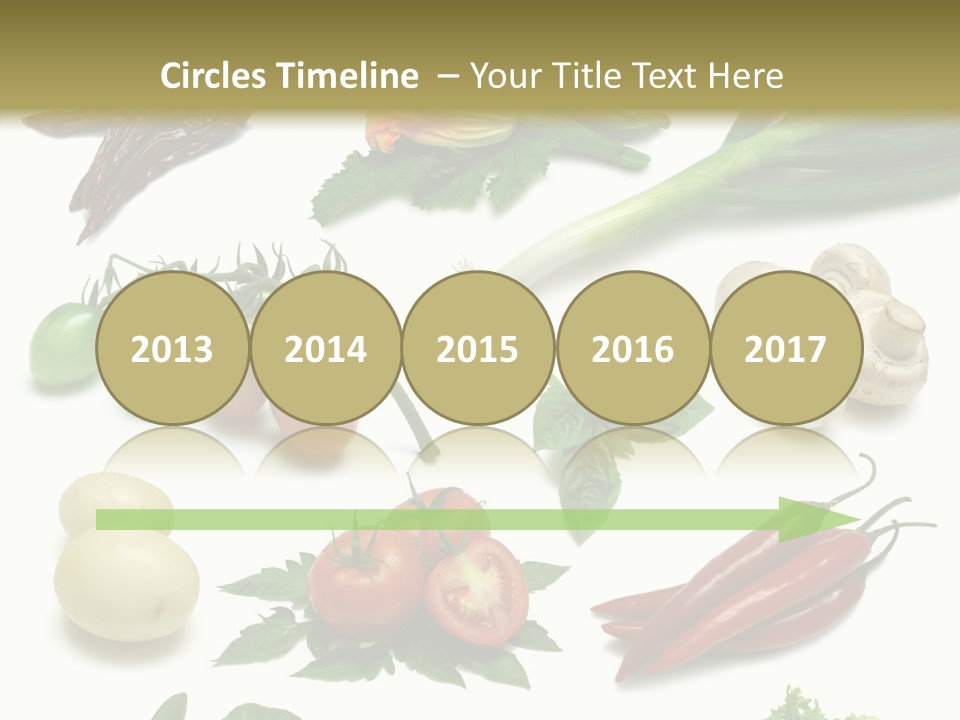 Sprig Work Path Button PowerPoint Template