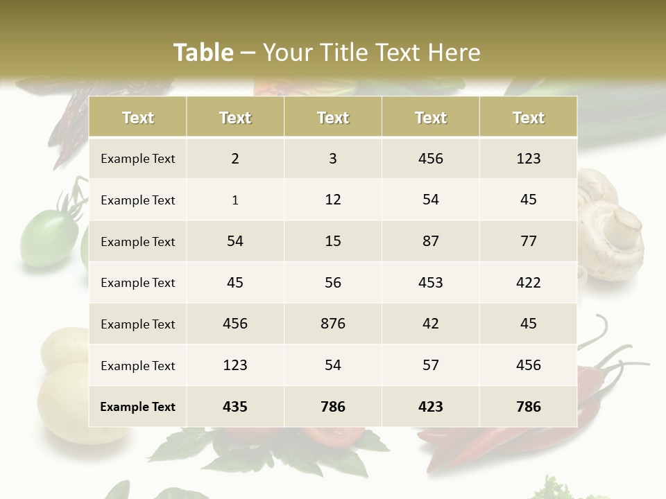 Sprig Work Path Button PowerPoint Template