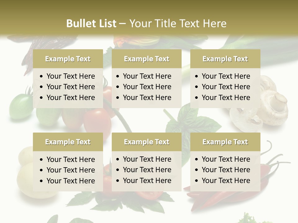 Sprig Work Path Button PowerPoint Template